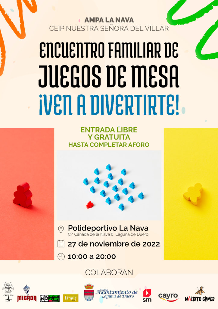 Encuentro Juegos de Mesa Domingo 27 de Noviembre de 2022